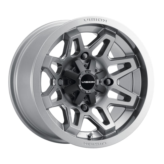 Vision Seven-416  12x7 4x136 +2.5 Matte Black