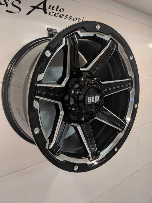 Grid Offroad GD06 20X10 8X180 -25 offset