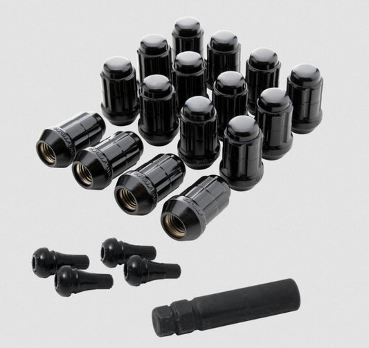4 lug Black 3/8 atv lug nut kit