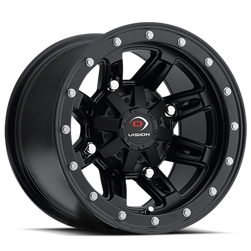 Vision Five Fifty 12x7 4x137 +2.5 matte black