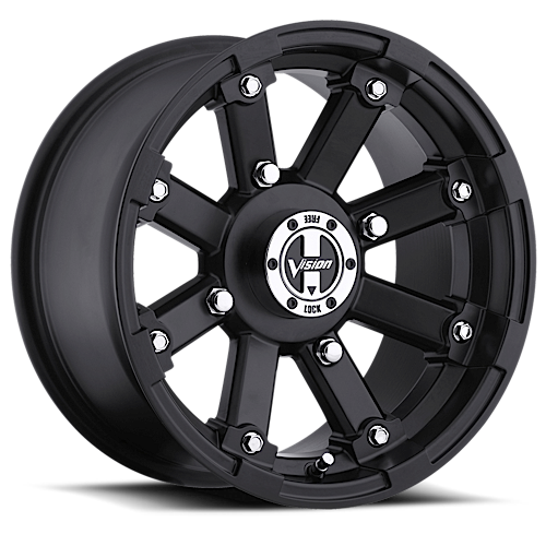 vision lock out 12x7 4x115 +2.5 matte black
