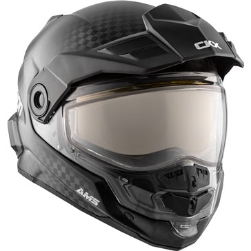 CKX Mission Helmet Carbon fibre with electric shield Large