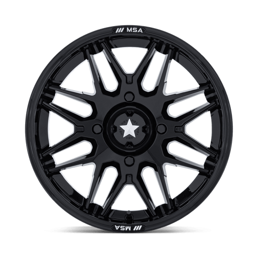 MSA Radar 14x7 4x137 +10 gloss black