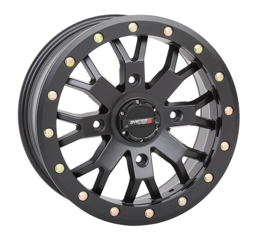 System 3 SB-4 Beallock 14x7 4x137 4+3 +10 matte black
