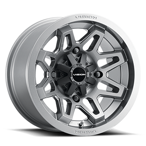Vision 417 Seven 15x7 4x137 +38 Gun metal