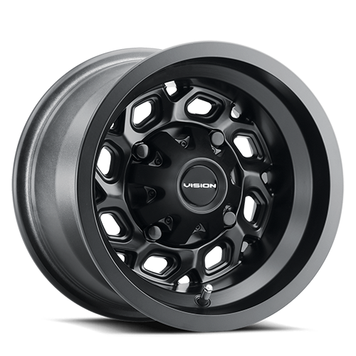 vision spyder 12x7 4x156 +2.5 matte black
