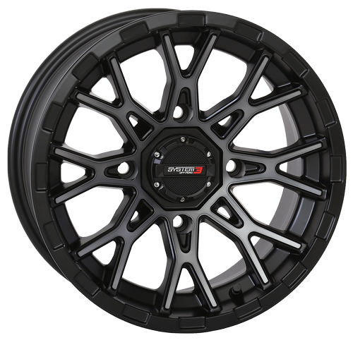 System 3 ST6 14x7 4x137 +10 dark tint