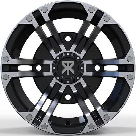 Traxion X-3 wheel 14x7 4x156 +15 black/machined