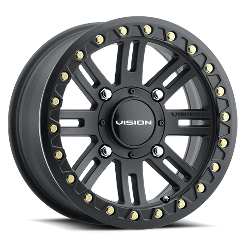 vision manx 2 4x110 15x7 +13  satin black beadlock