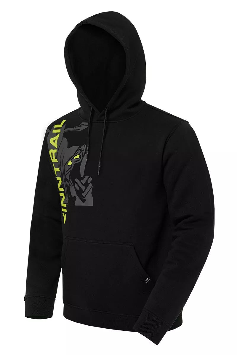 Finntrail ATV Hoody Black/Yellow Medium