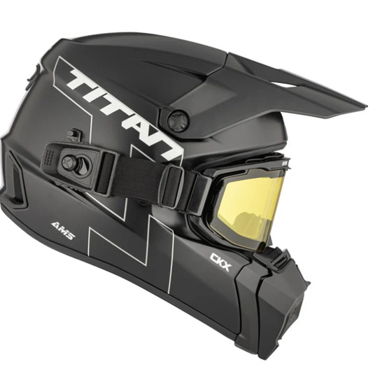 CKX Titan AMS Helmet Matte Black Large - double shield