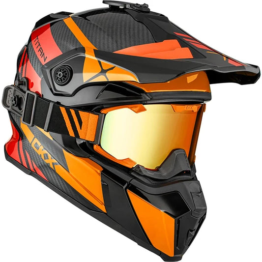 CKX Titan Helmet Carbon Orange X-Large