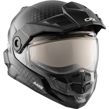 CKX Mission Helmet Carbon fibre with electric shield  Large