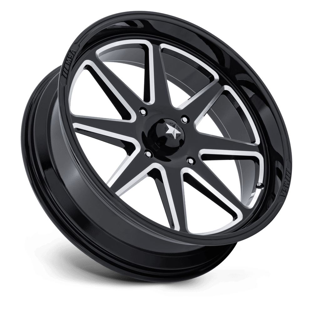 MSA Spark 14x7 4x137 +10 Gloss Black/milled