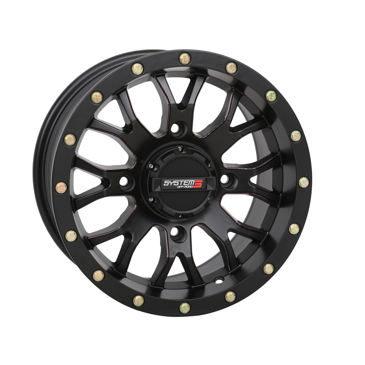 System 3 ST3 14x7 4x137 +30 Matte Black
