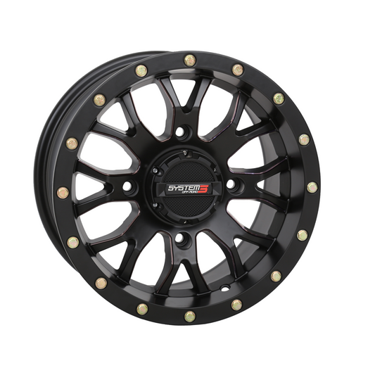 System 3 ST3 14x7 4x137 +30 Matte Black