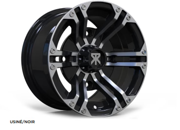 Traxion X-3 wheel 14x7 4x156 +15 black/machined