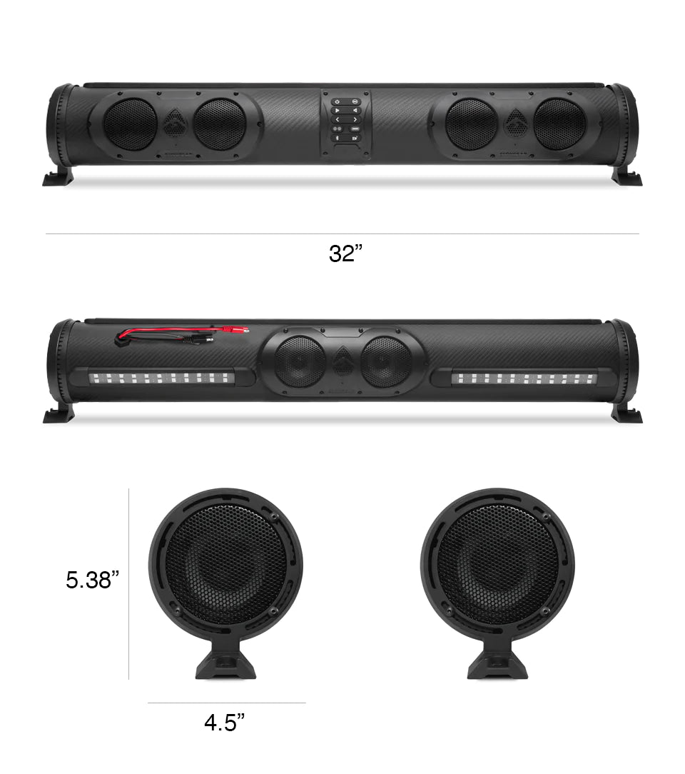 32" EcoXgear Sound Bar